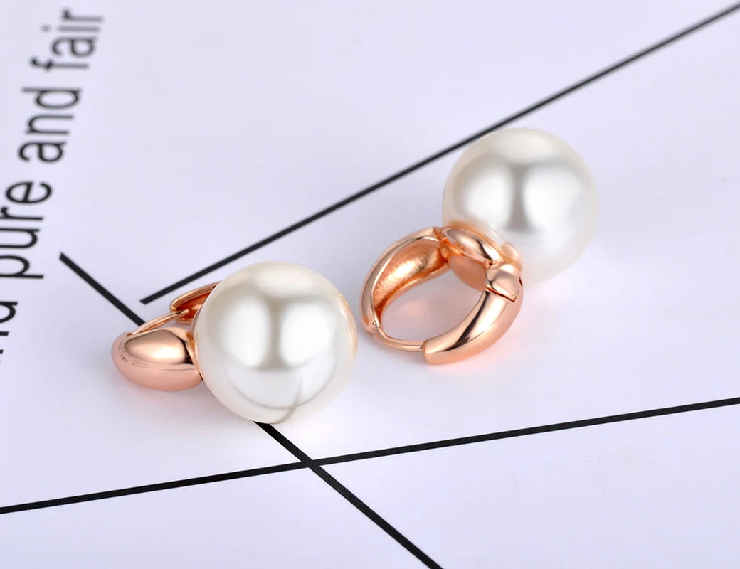 Original Design Office Style White Pearl Party Earrings for Women Trendy Wedding Earrings Jewelry E20241