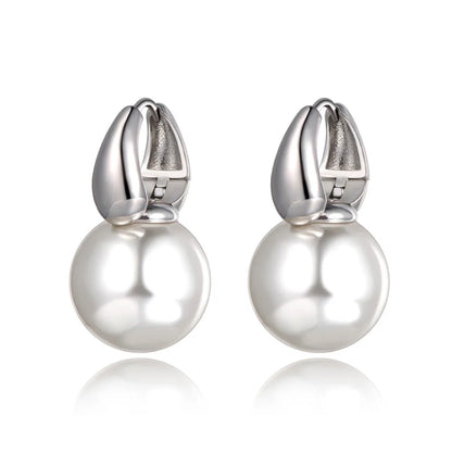 Original Design Office Style White Pearl Party Earrings for Women Trendy Wedding Earrings Jewelry E20241